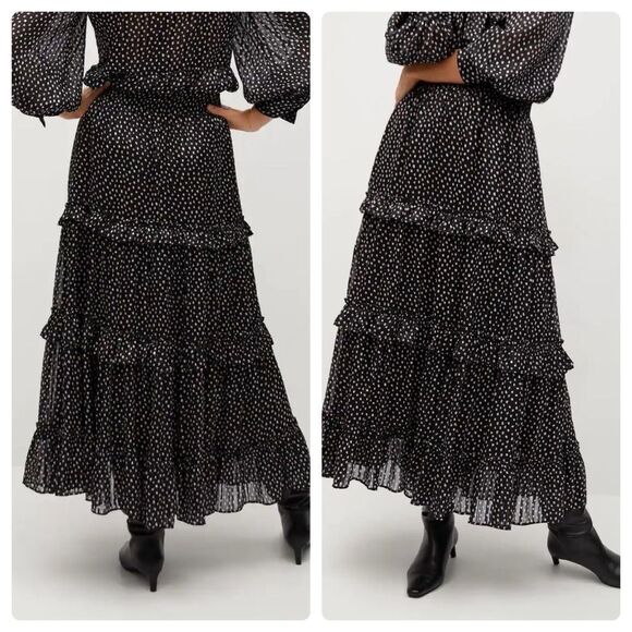 Mango Co-Ord Set Blouse and Skirt New - Picture 7 of 7